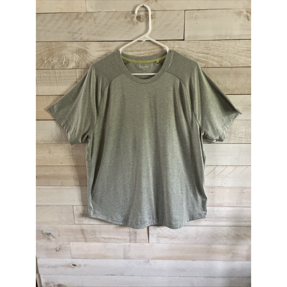 Rhone T Shirt Men's Size XL  Gray Reign Short Sleeve Crew Neck Athletic